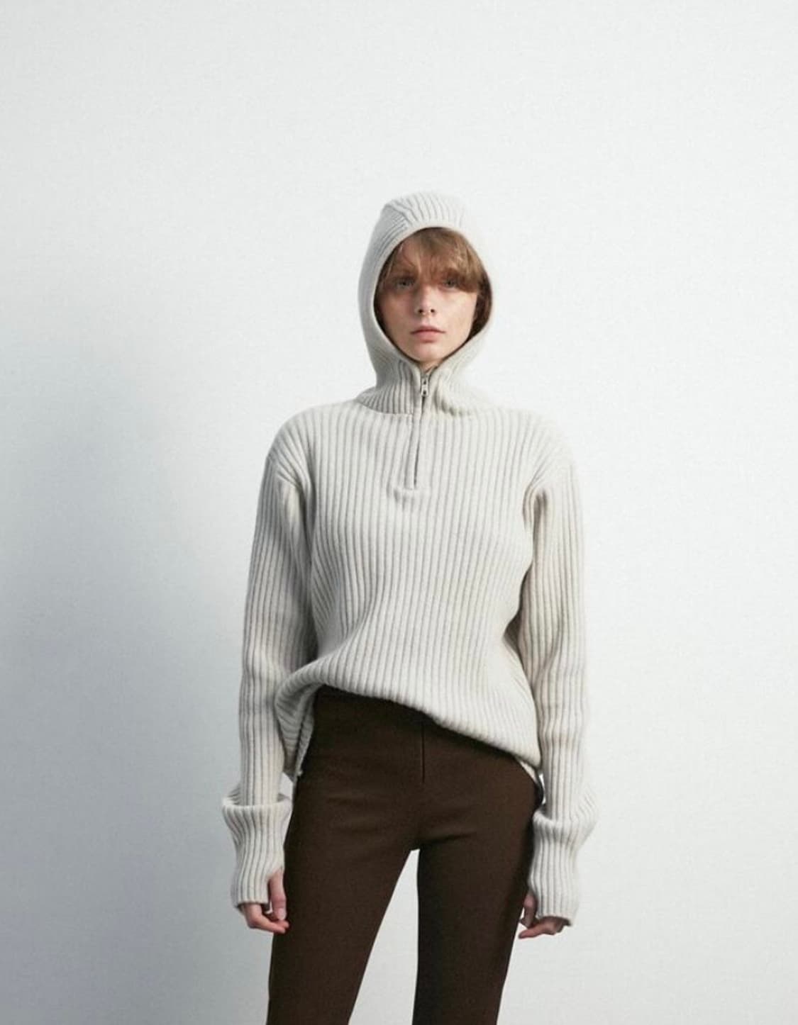 문선 바라클라바 니트 m 상품이미지3