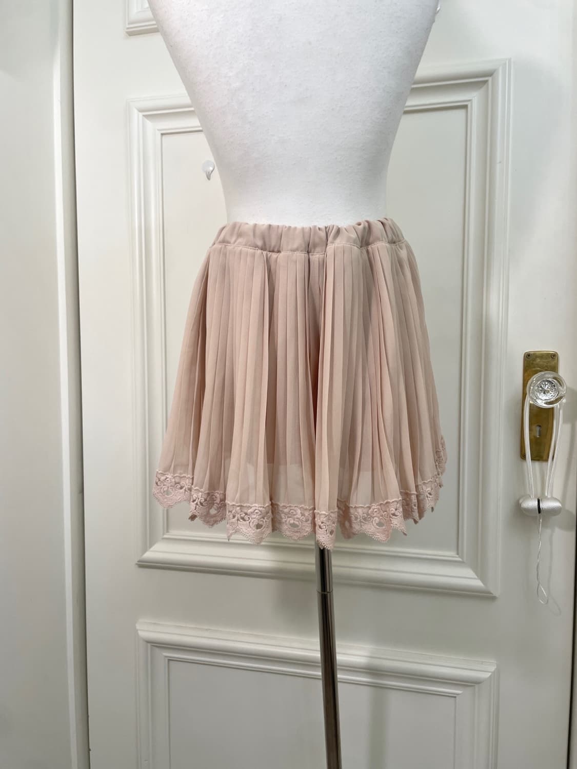 coralbeige pleats lace point banding min 상품이미지4
