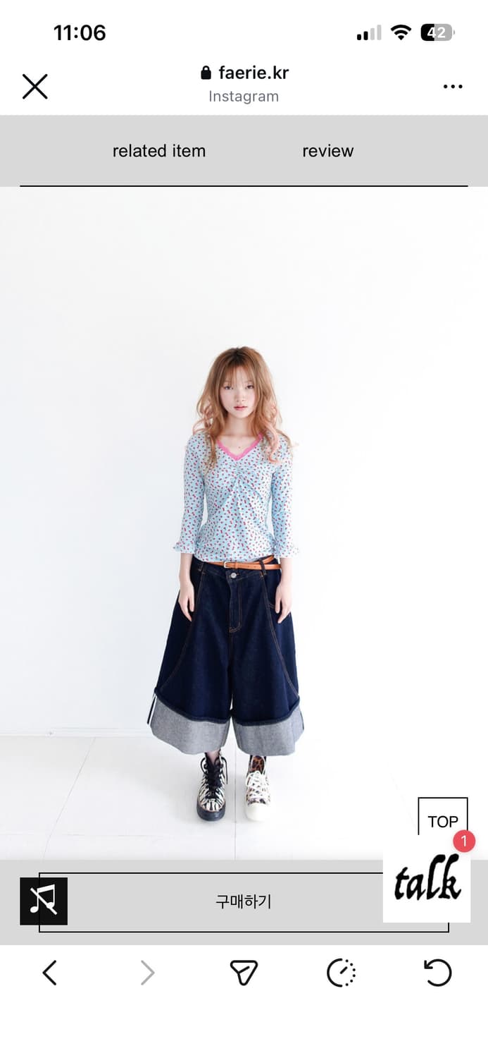 [F.E.E.S] little strawberry lace top  상품이미지8