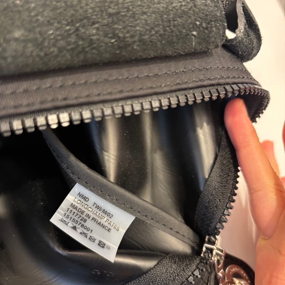 정품 롱샴 르플리아쥬 블랙 라지      상품이미지10