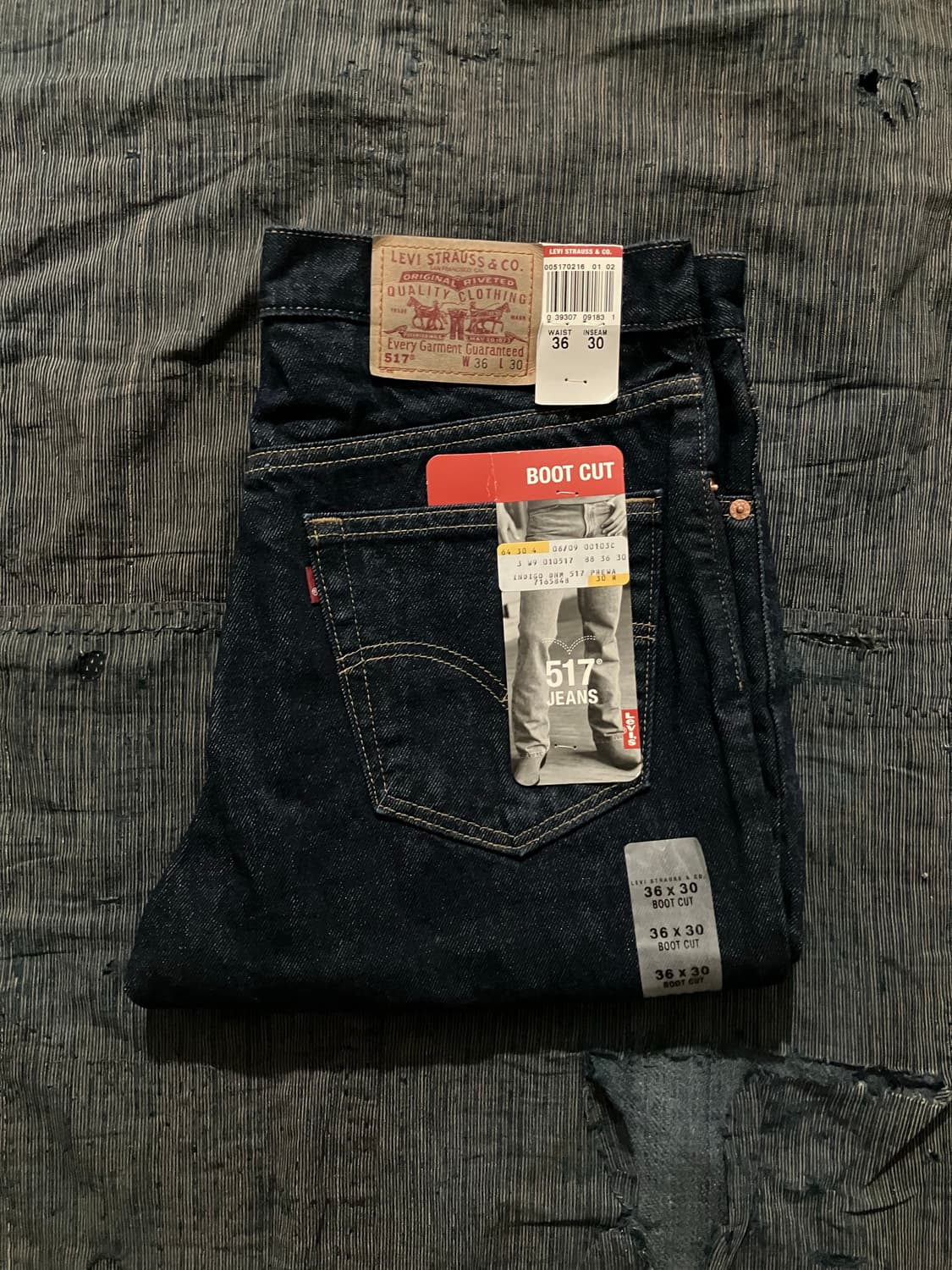 🇺🇸 데드스탁 USA 빈티지 리바이스 517 부츠컷 데님 팬츠 상품이미지1