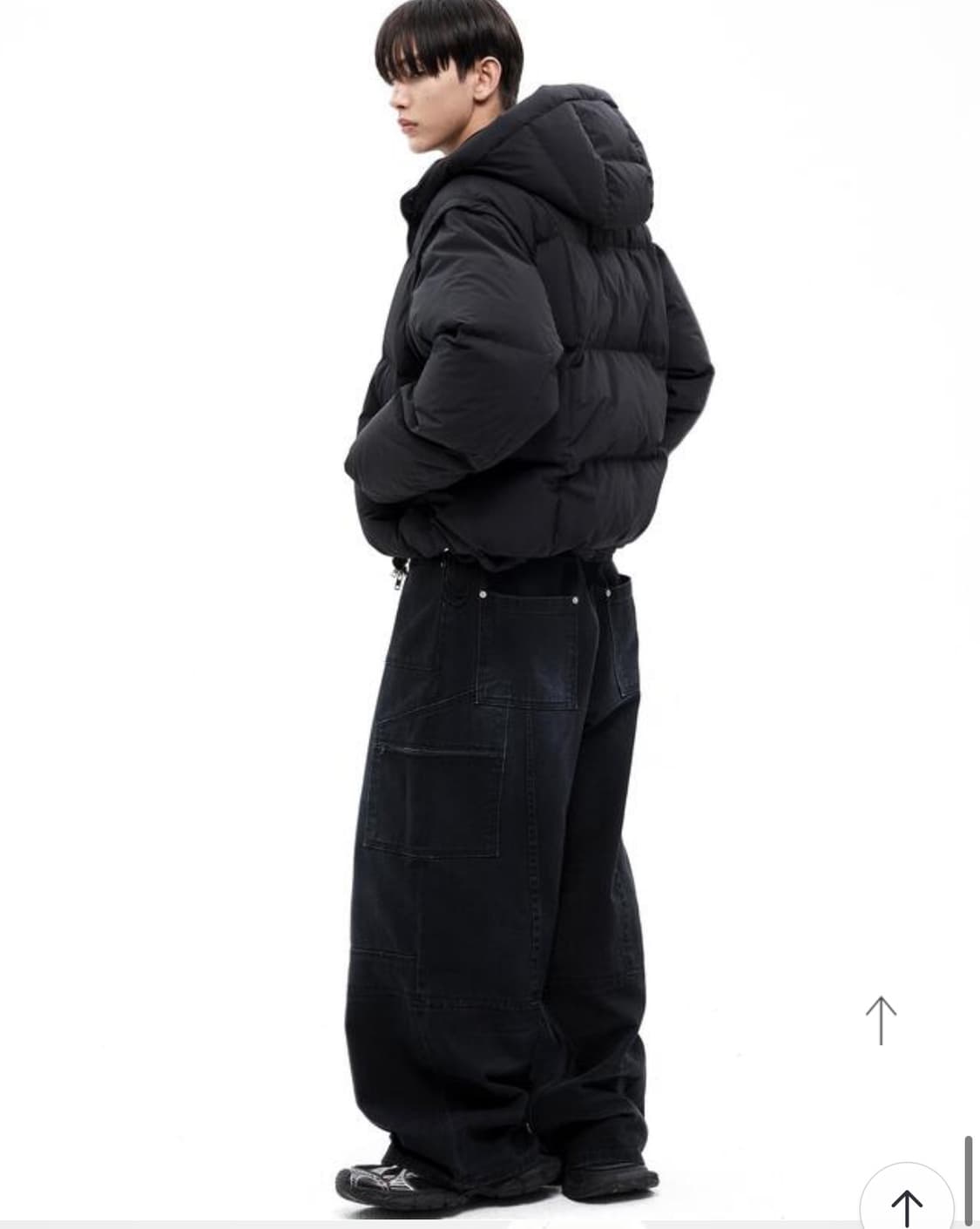 알렌느 패딩 3d 블랙패딩 상품이미지1