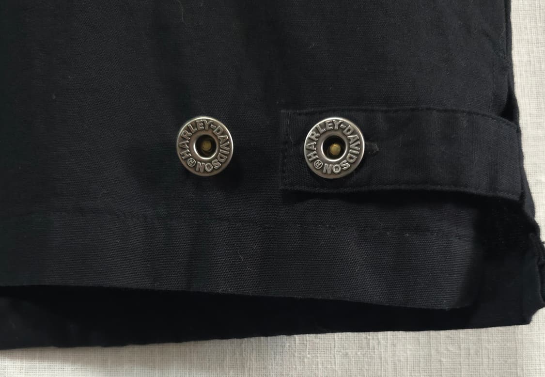 할리데이비슨 여름 마 린넨 100프로 반팔 집업 자켓 바람막이 조끼 가디 상품이미지6