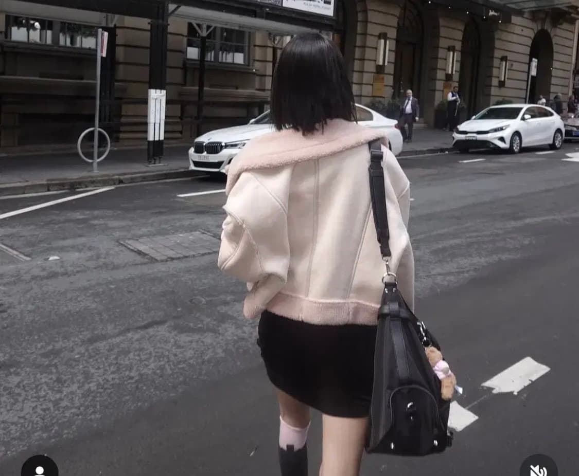 페일제이드 스웨이드 핑크 무스탕  상품이미지5