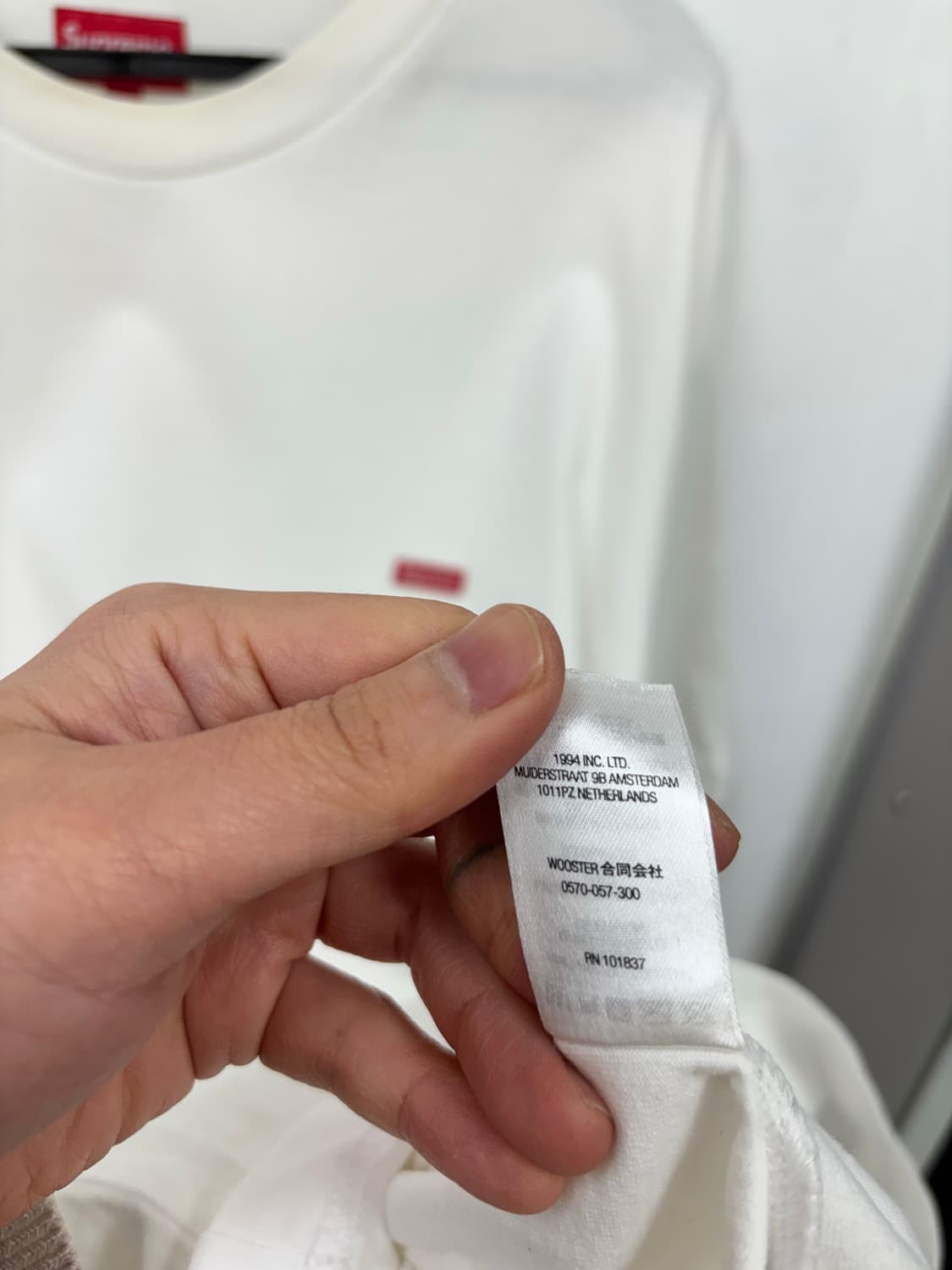 슈프림 스몰로고 반팔티 상품이미지6