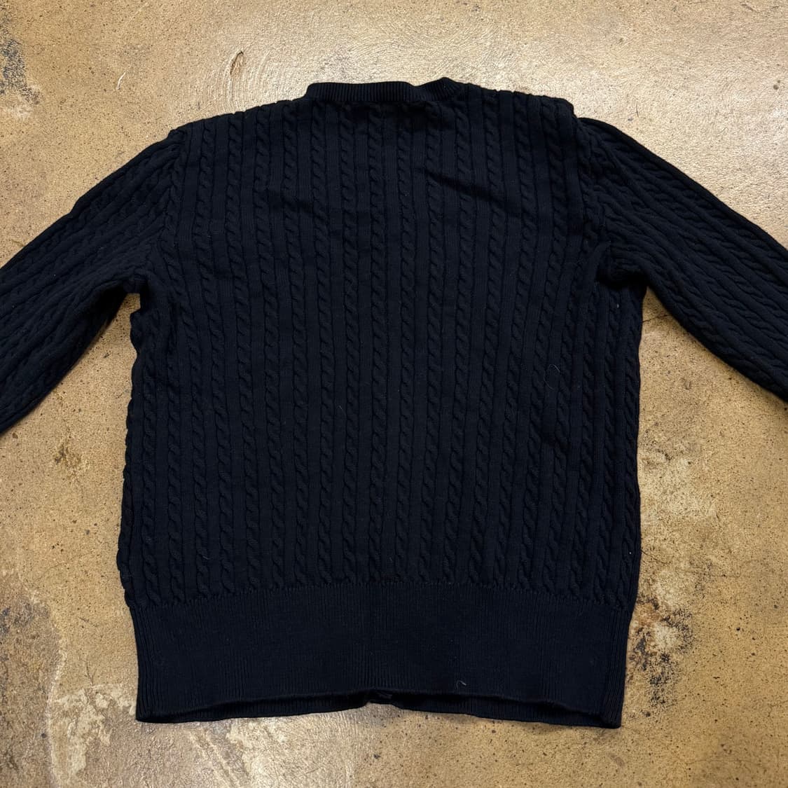 폴로 랄프로렌 블랙 꽈배기 니트 가디건 상품이미지4