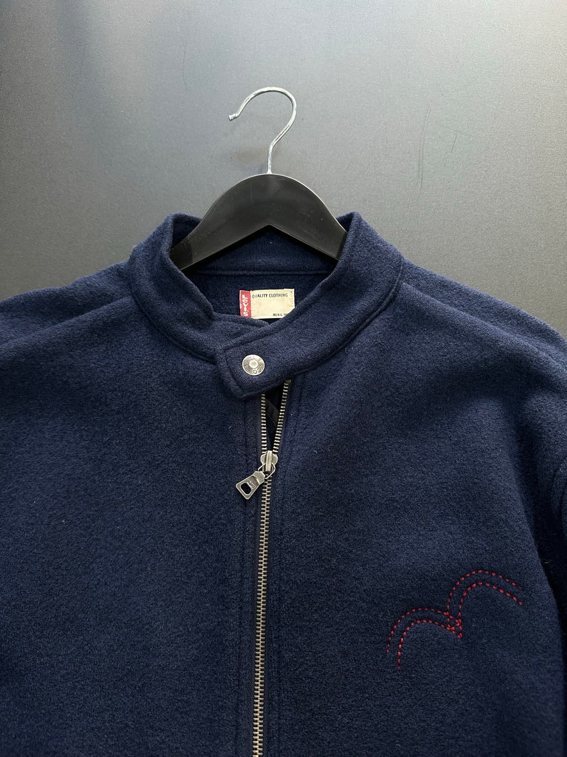 리바이스 00s 넥버튼 울 헤링턴 자켓 상품이미지5