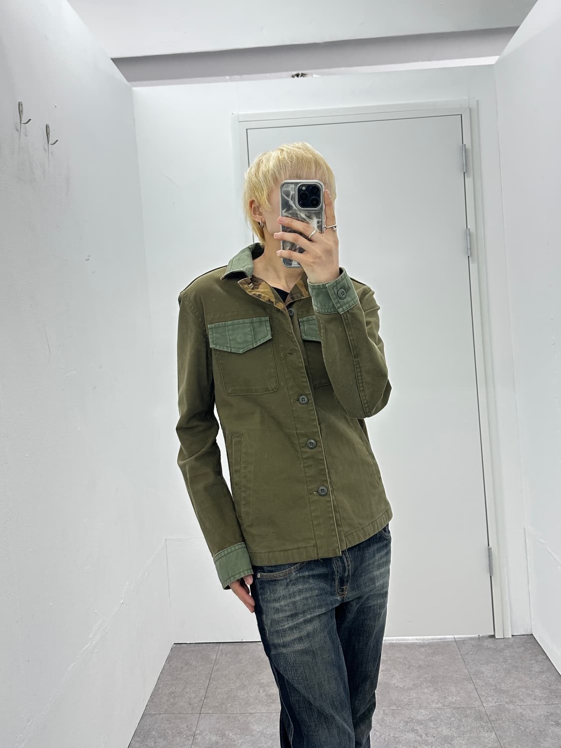 Luv Maison Camo Detail Cotton Jacket 상품이미지8