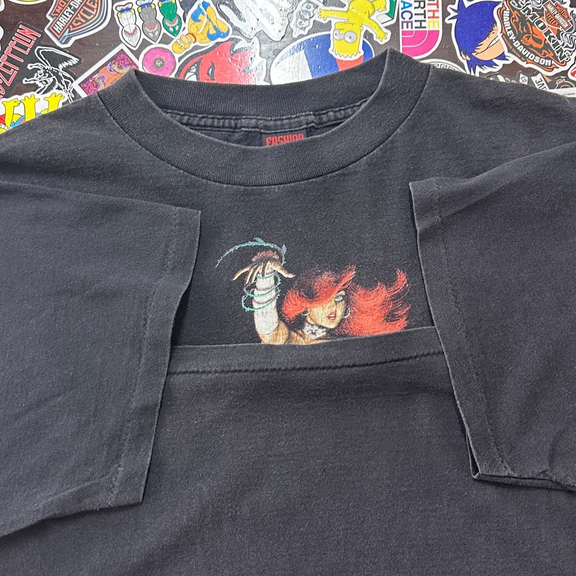 90s USA Dawn 빈티지 싱글스티치 티셔츠 XL 상품이미지8