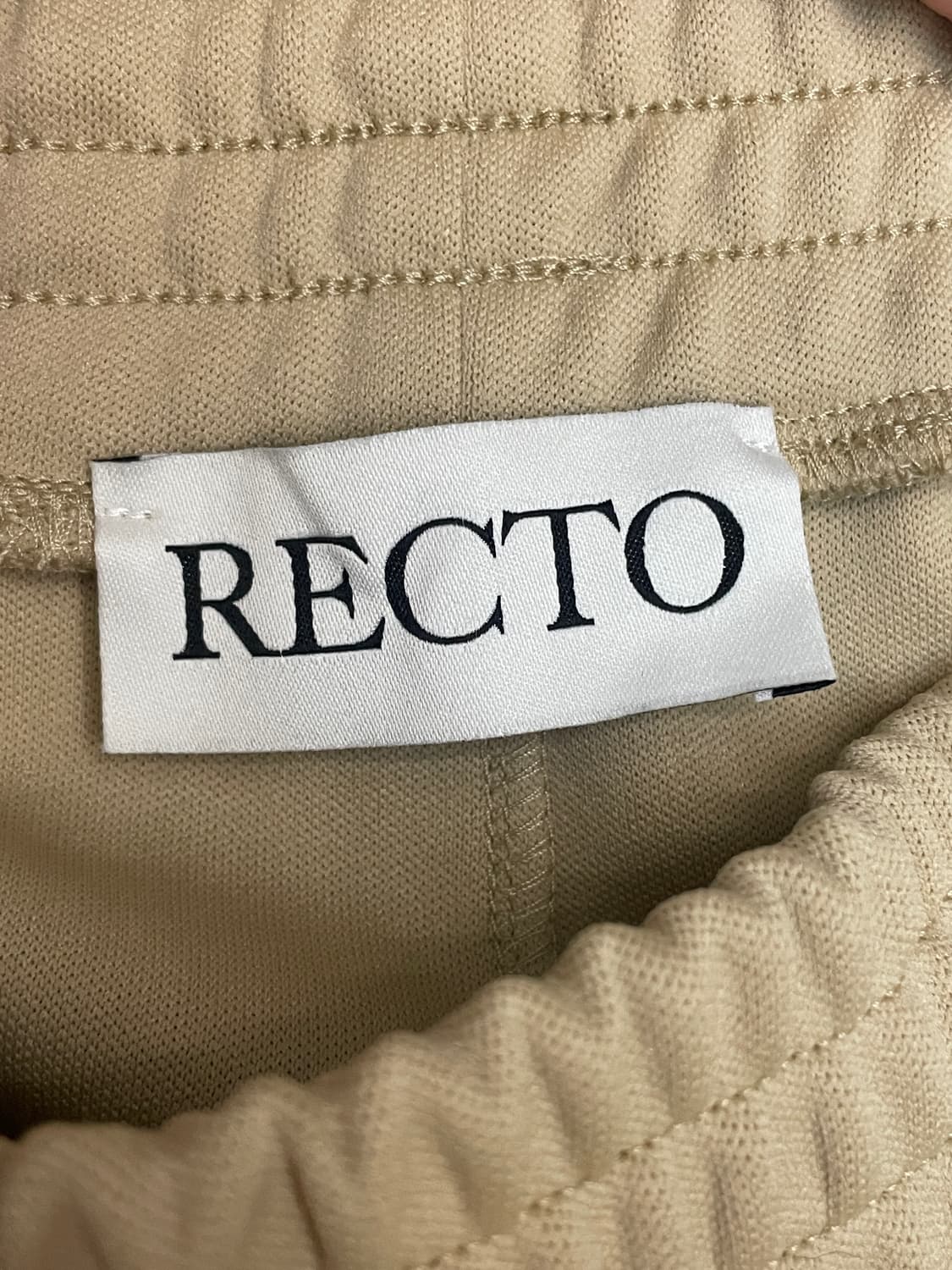 렉토 24SS 트리콧 팬츠 베이지 상품이미지6