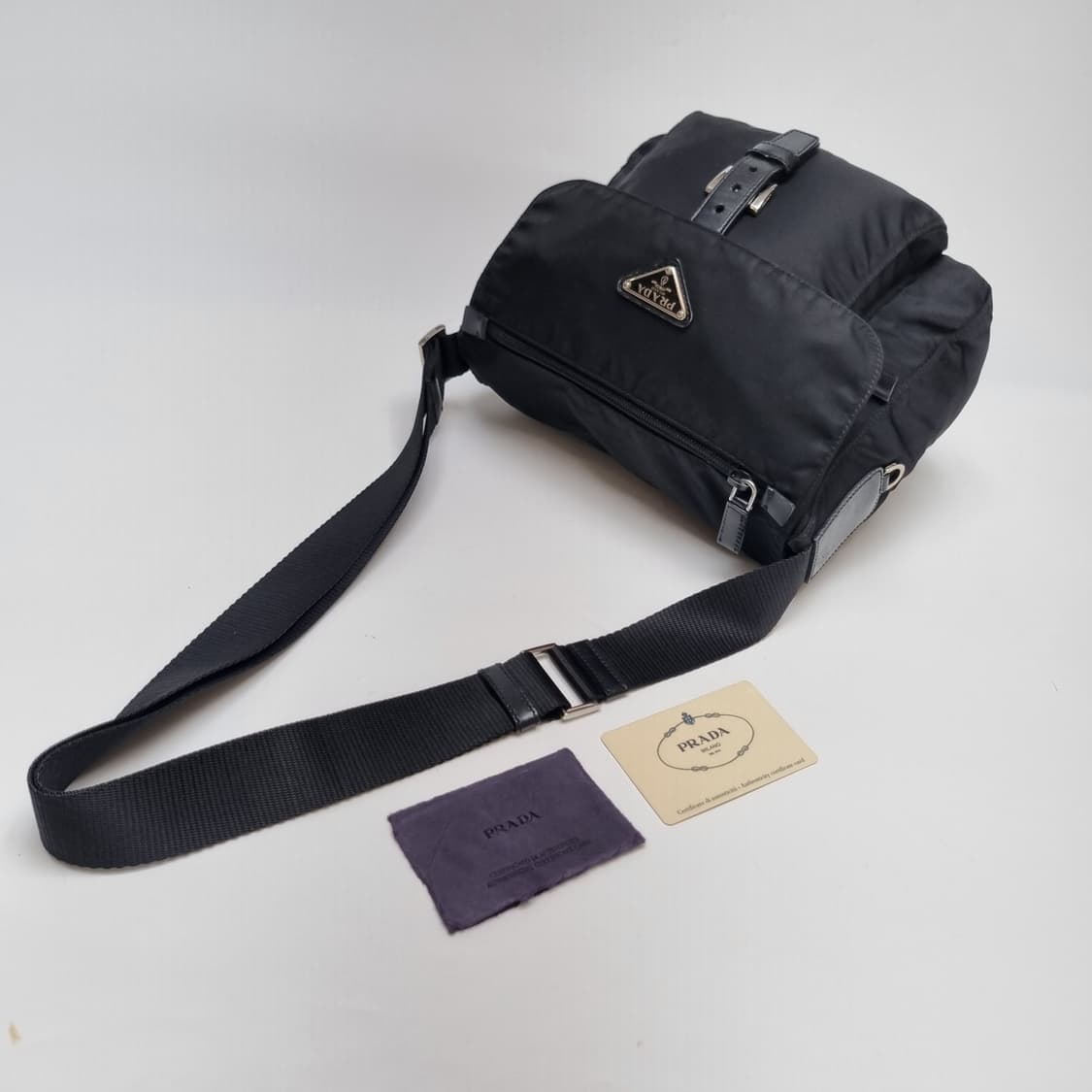 프라다 PRADA 나일론 크로스백 메신저백(신형, 개런티카드, 남여공용) 상품이미지5