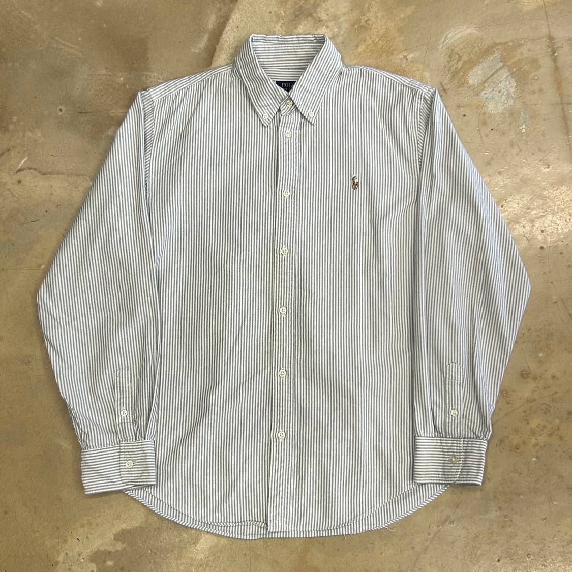 L 폴로랄프로렌 클래식핏 스트라이프 셔츠 상품이미지2