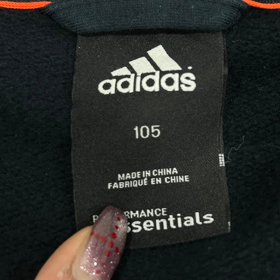 Adidas 아디다스 후드 삼선 포인트 블랙 집업 상품이미지5