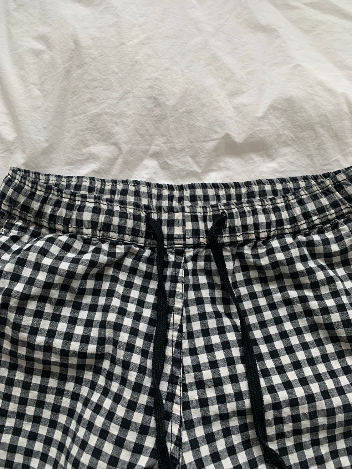 깅엄 체크 쇼츠 상품이미지3