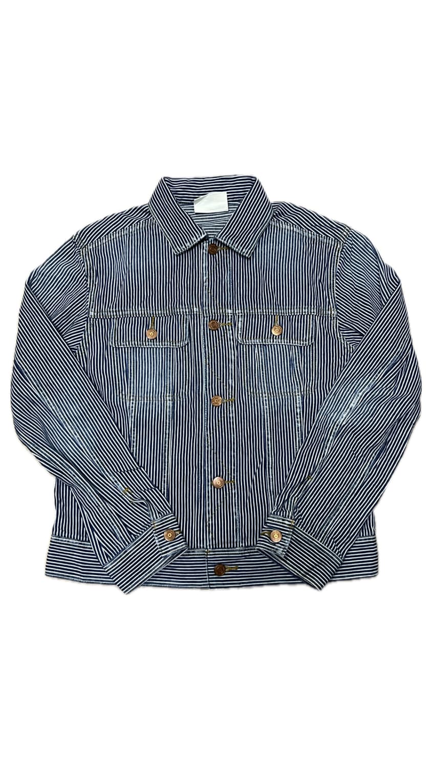 Authentic Cube Sugar 히코리 스트라이프 데님 재킷 상품이미지7