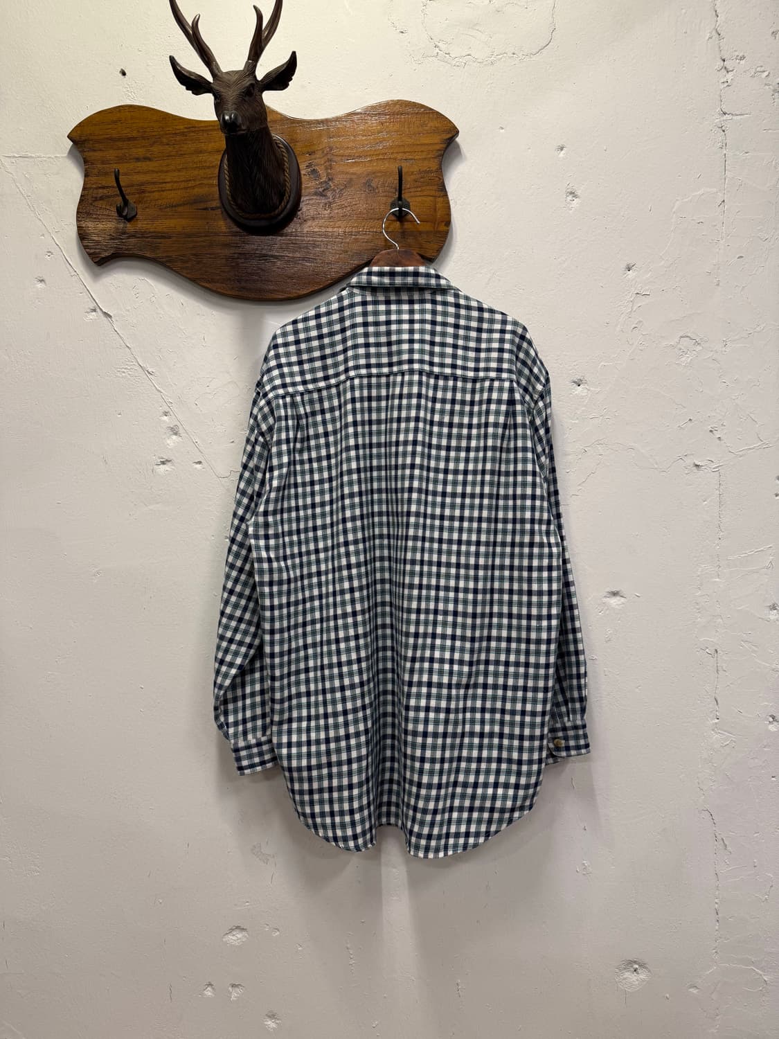 (L) OLD UNIQLO 유니클로 Vintage Check Shirt 상품이미지5