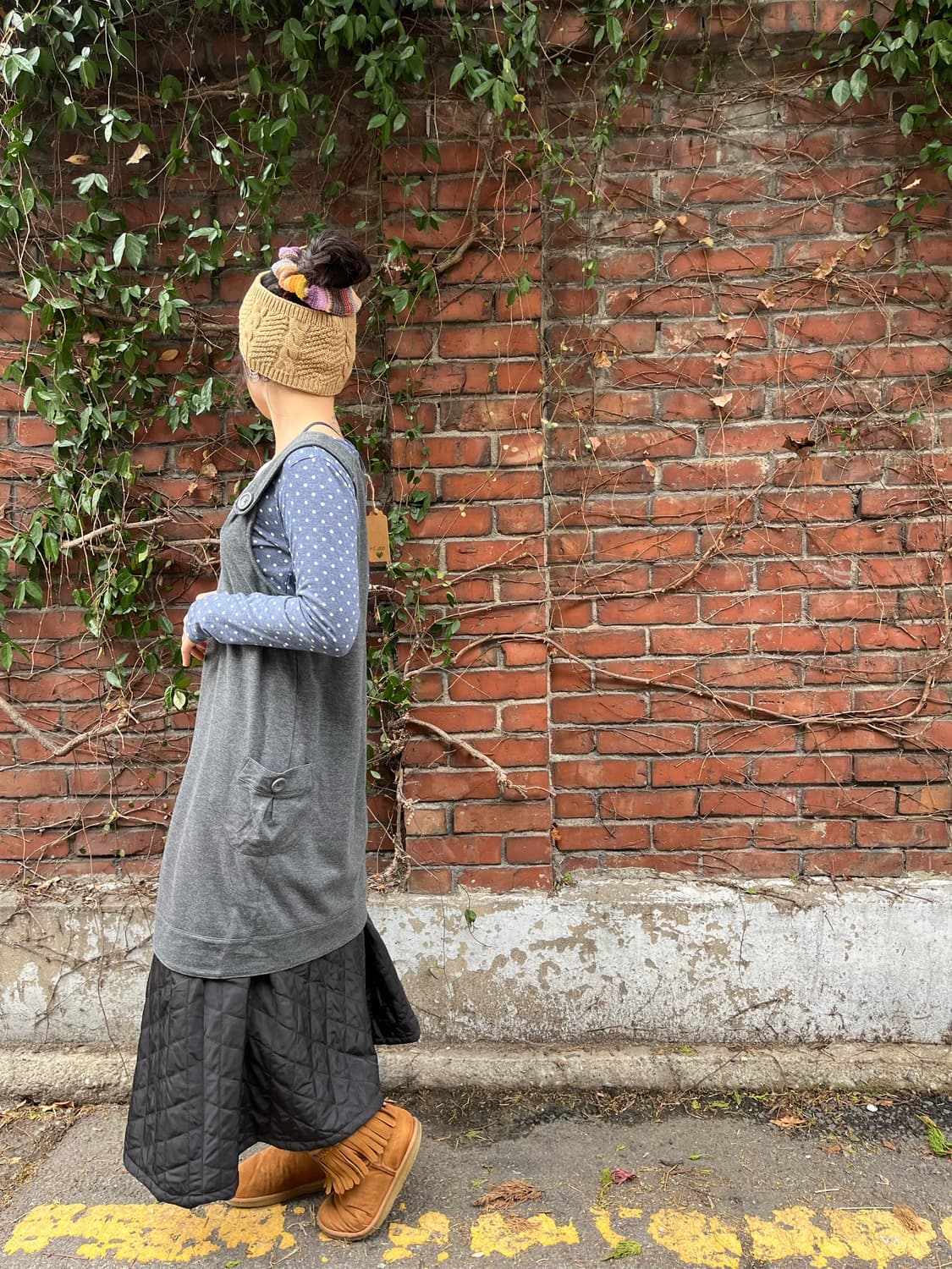 일본 데일리 멜빵 원피스 상품이미지3