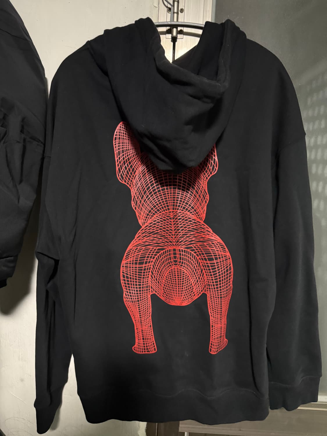 라이프워크 강아지 그래픽 후드티 블랙 M 상품이미지2