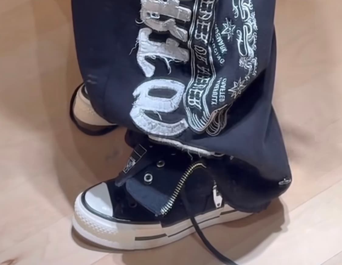 컨버스 척 70 플러스 엑스하이 블랙 상품이미지2