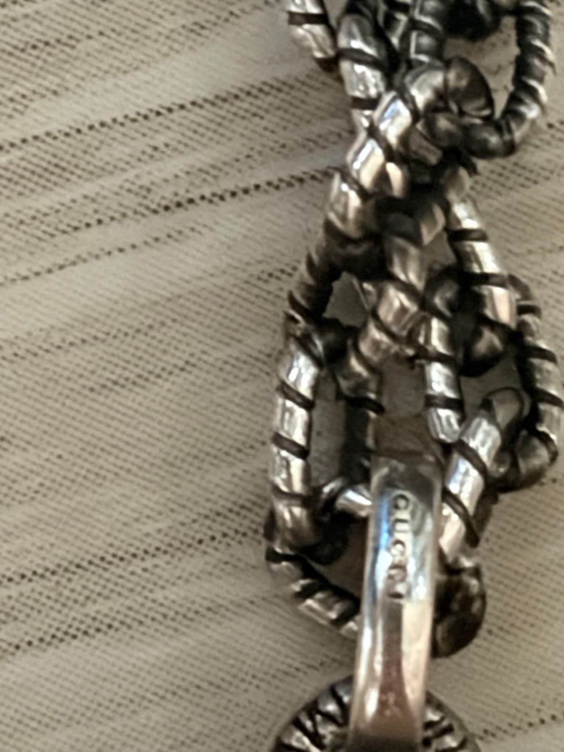 구찌 인터로킹 G 펜던트 네클리스 실버 상품이미지3