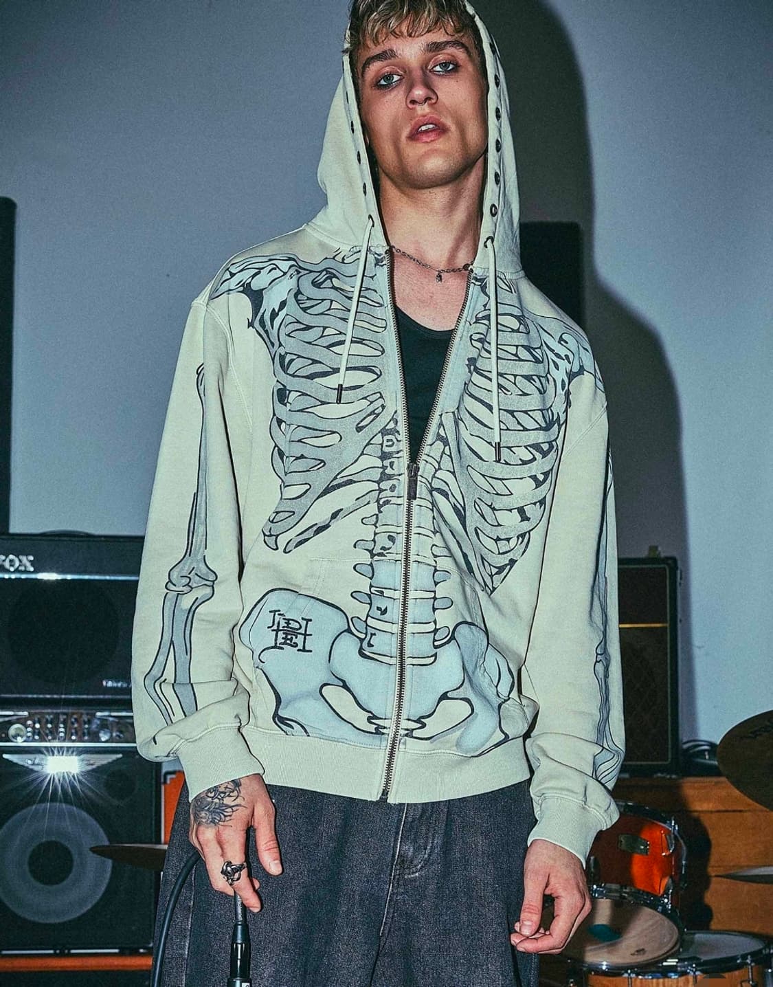 에드하디 아일렛 스켈레톤 본 후드집업 상품이미지4