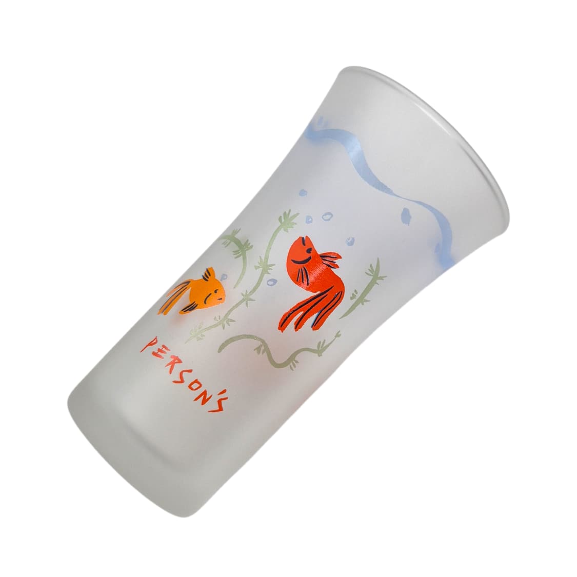 90s 파슨스 수초 금붕어 불투명 롱 글라스 1p 상품이미지4