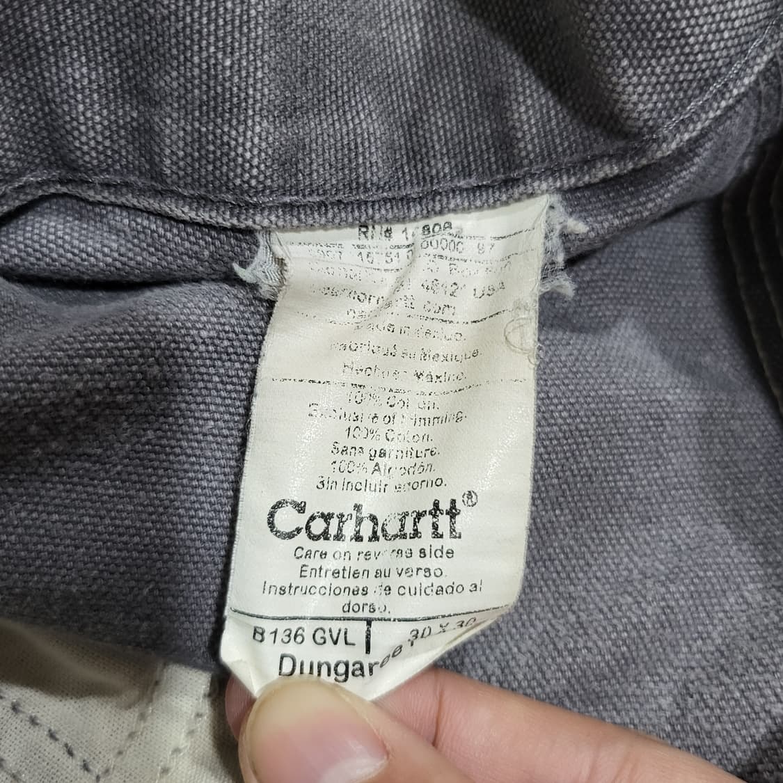 칼하트 90s 더블니 워크 팬츠 (30x30) 상품이미지5