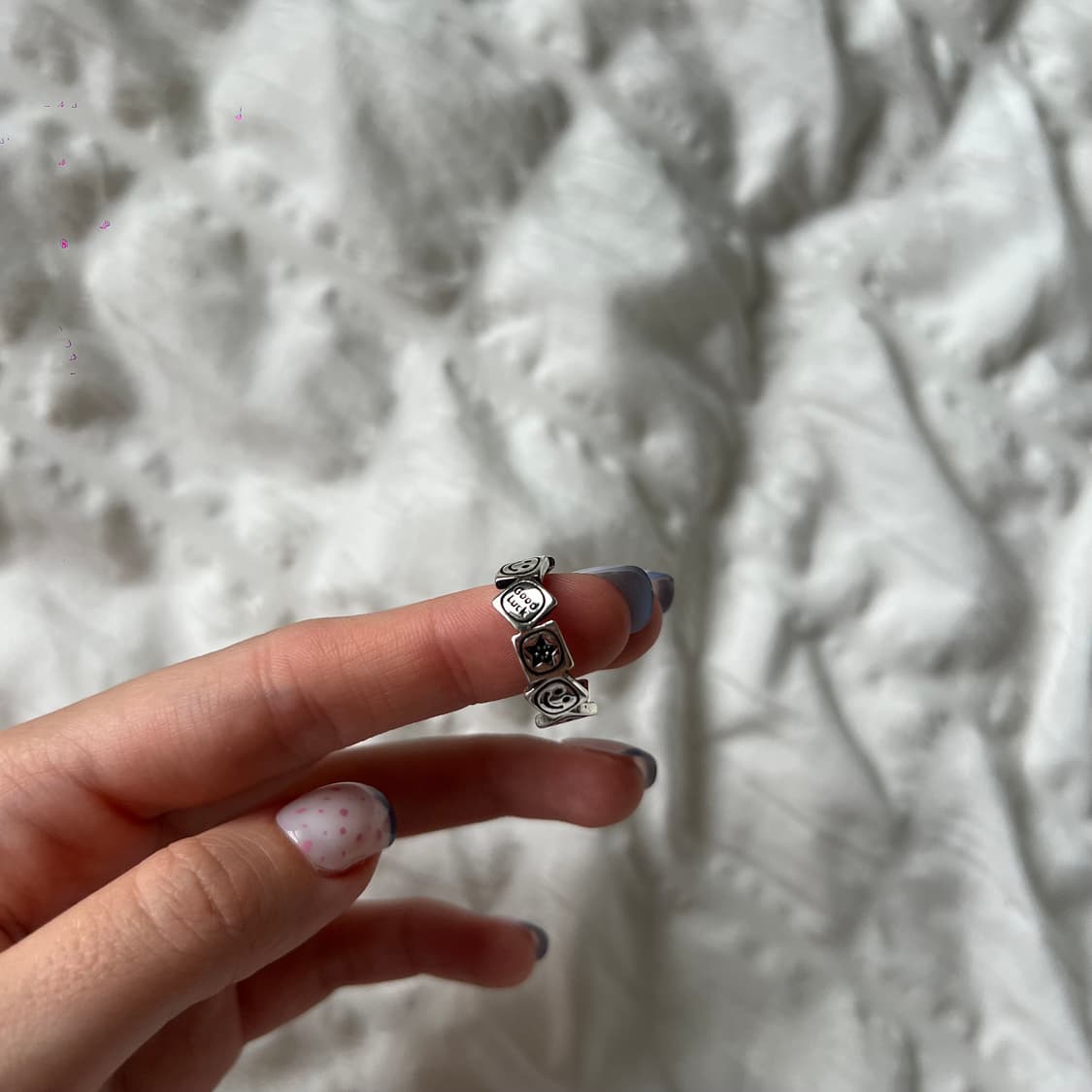 💫 굿럭 실버 반지 상품이미지4