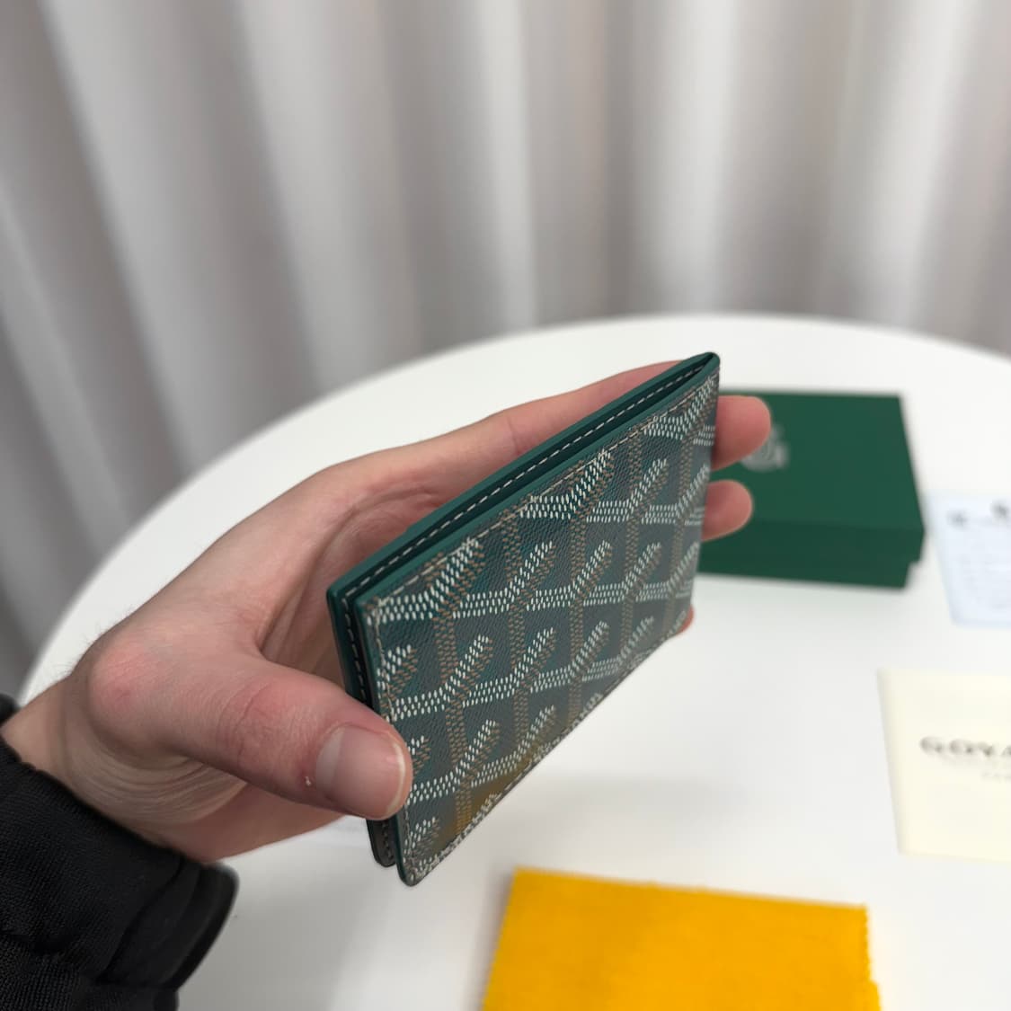 [새상품급] 고야드 인서트 카드지갑 그린 상품이미지5