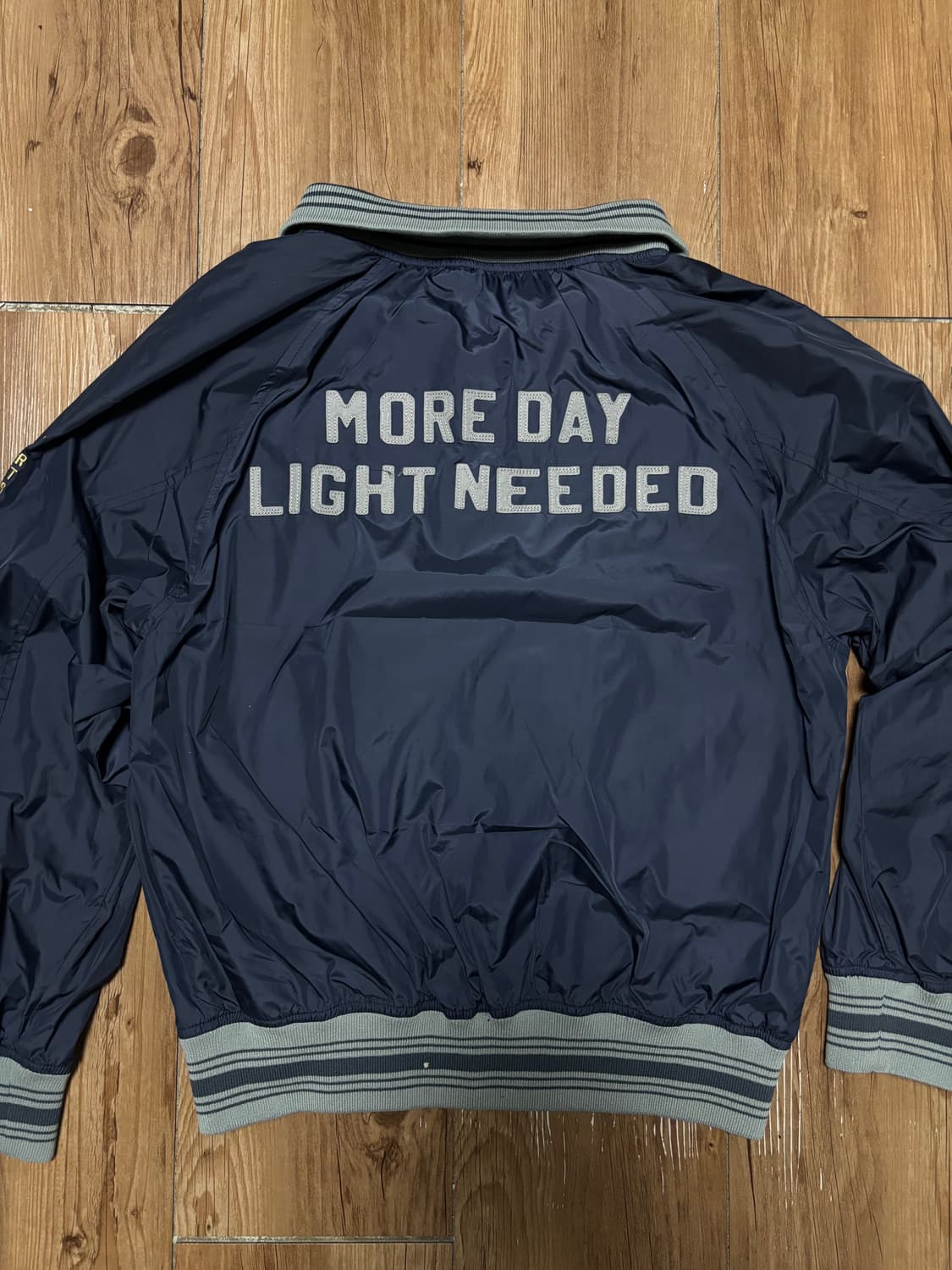 SUNLOVE Walk Varsity Jacket - Navy(S)  상품이미지2