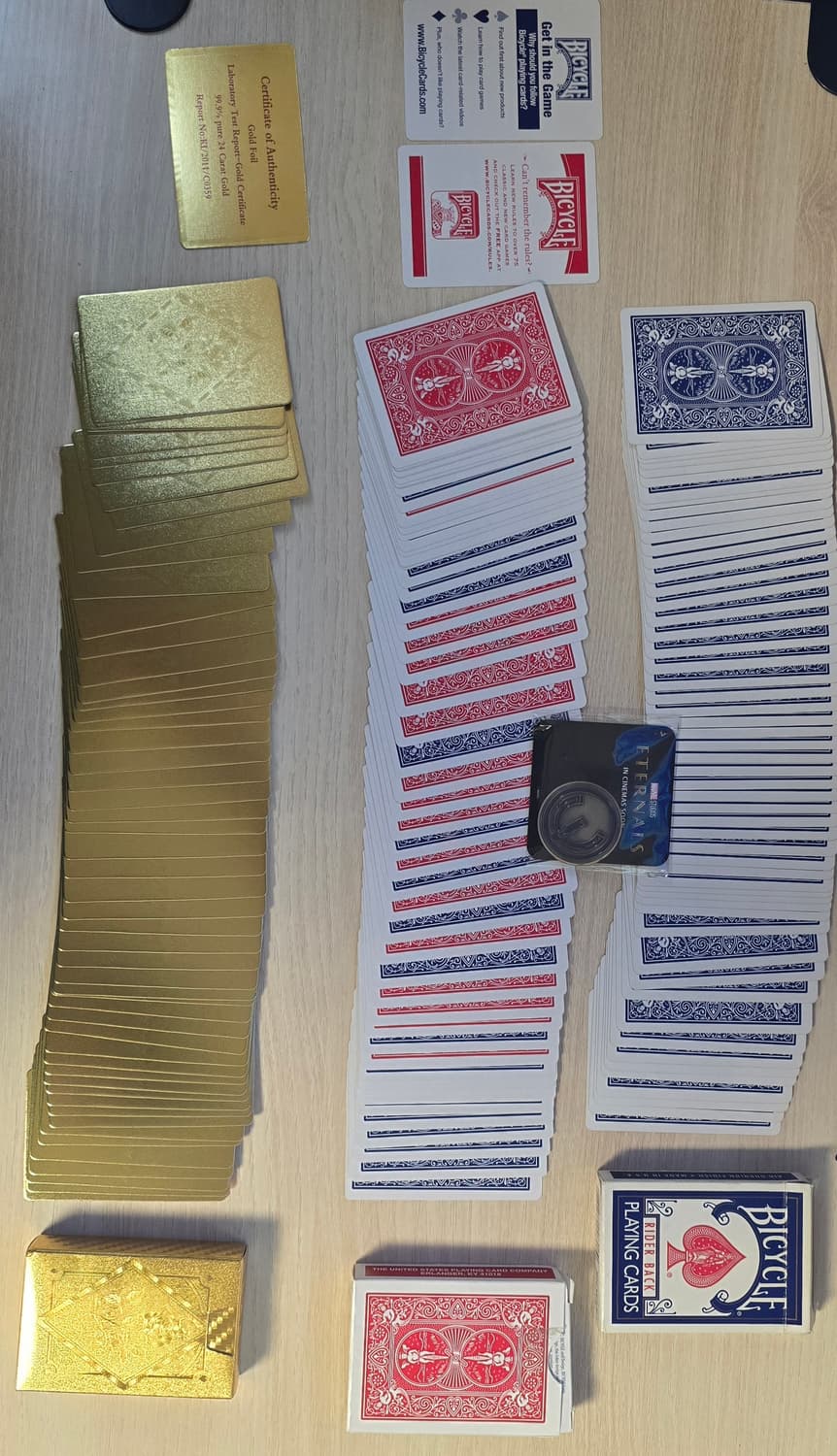 일괄 판매 바이시클 라이더백 컬러체인지용 골드 바 방수덱 이터널스 코인 상품이미지1