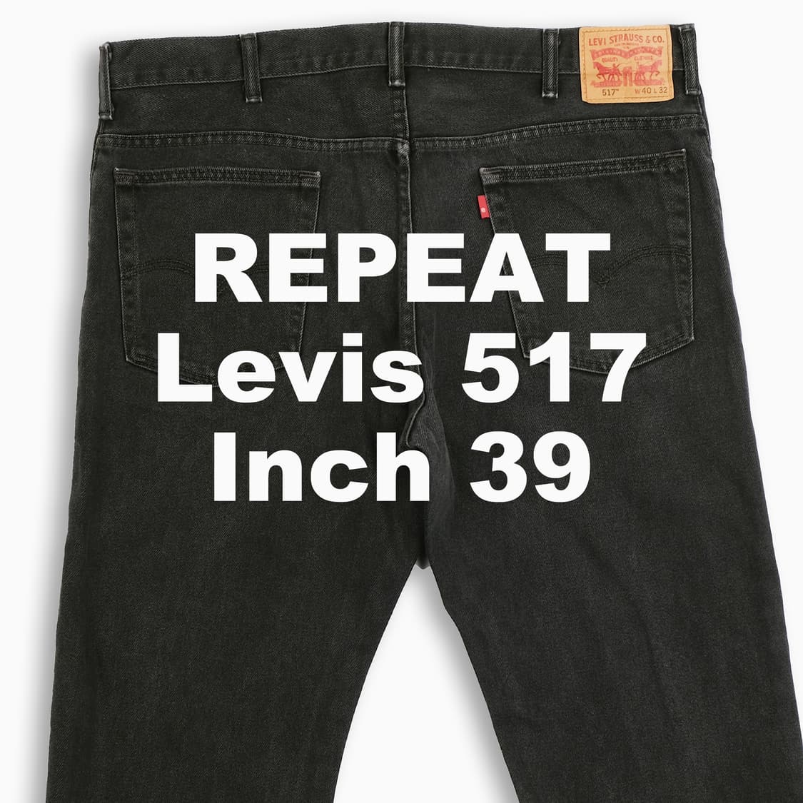 빈티지 리바이스 517 흑청 블랙진 39 인치 LV5174024 상품이미지1
