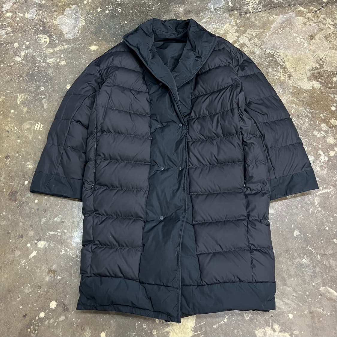 F) 한섬 시스템 리버시블 구스다운 패딩 점퍼 코트 양면 거위털 패딩코트 상품이미지3