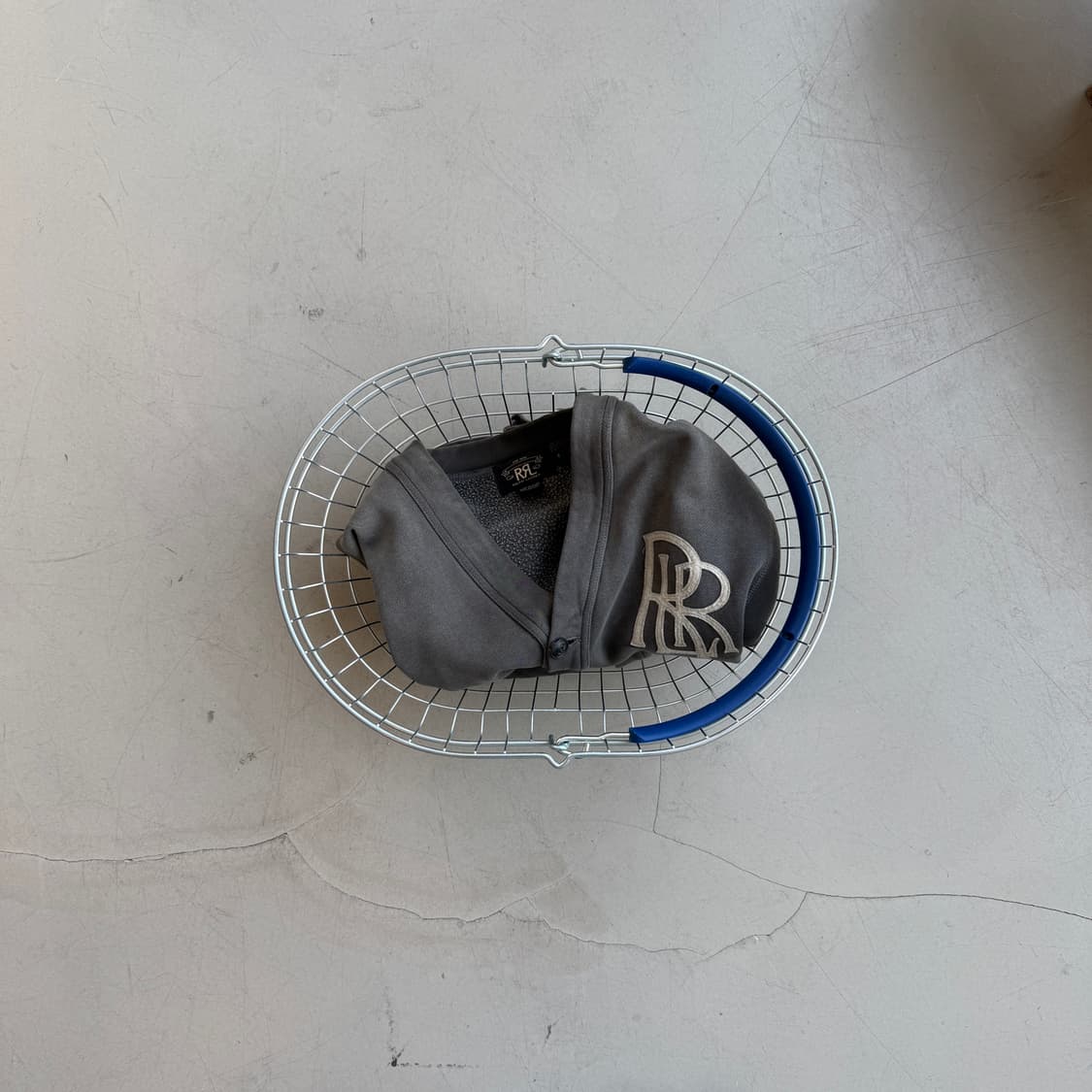 RRL 가먼트다잉 스웻 가디건 상품이미지1