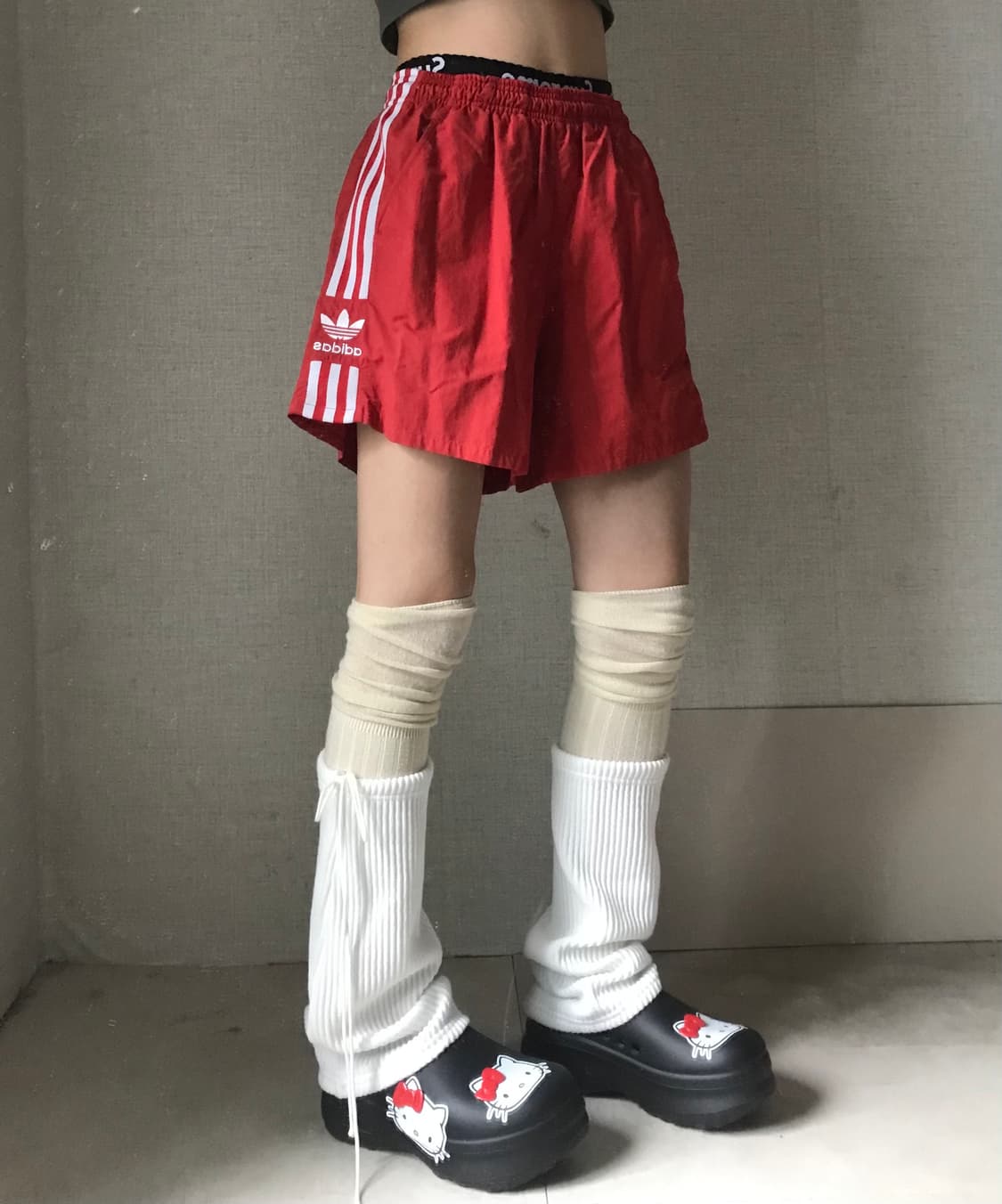 아디다스 레드 쇼츠 상품이미지1