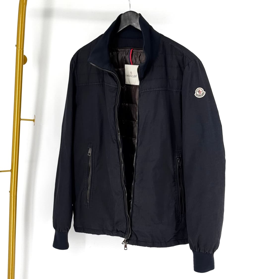 [4사이즈] 몽클레어 패딩 집업 자켓 네이비 상품이미지4