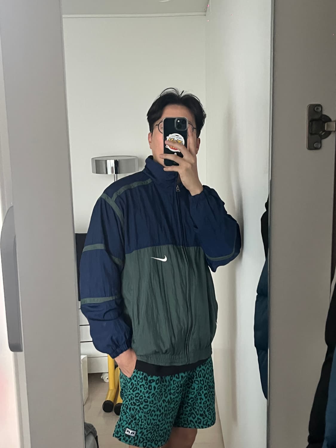 90s 빈티지 올드 나이키 아우터 자켓 M (100-105) 상품이미지10
