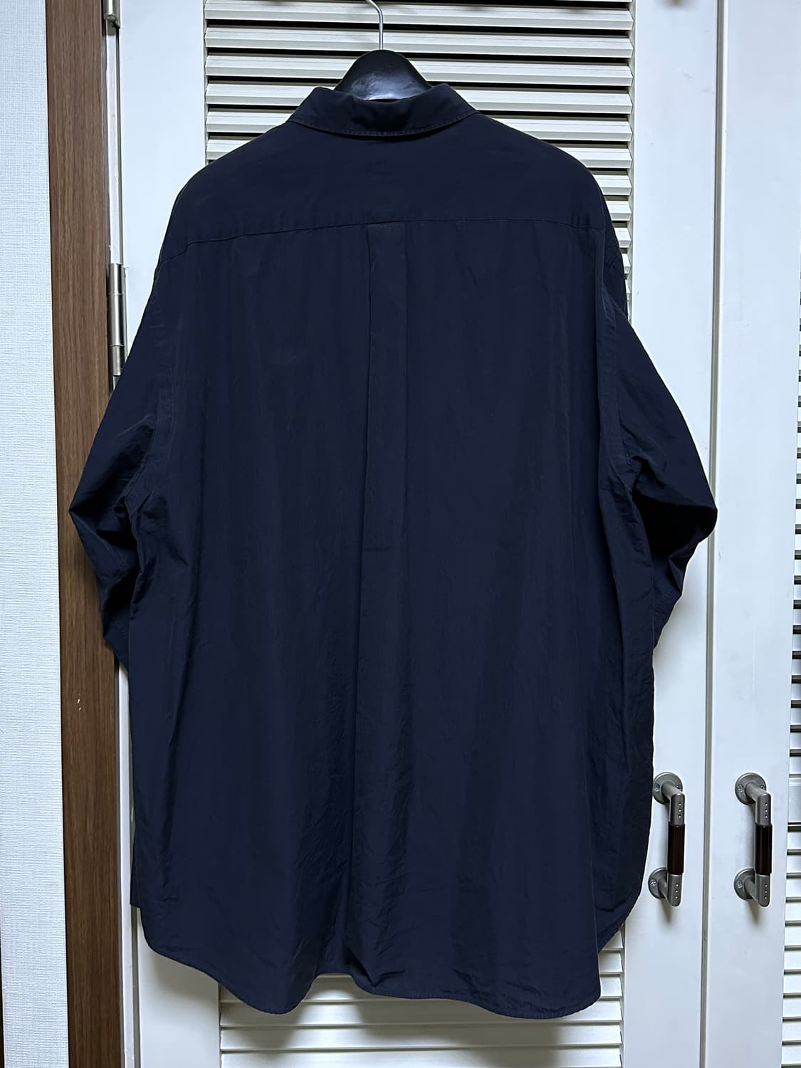 [2] comoli cotton shirts navy 상품이미지3
