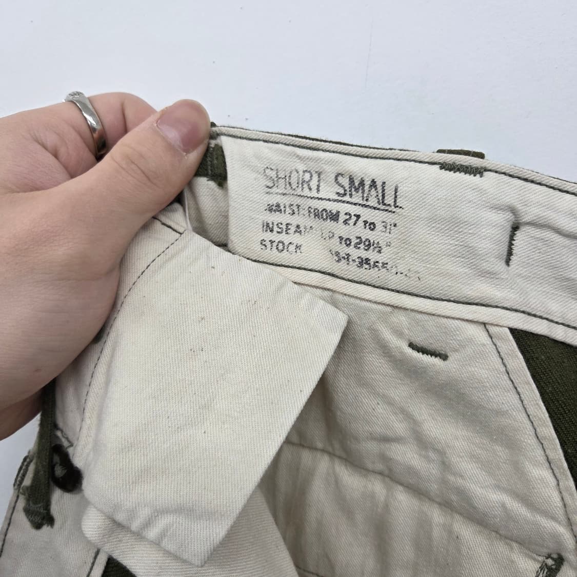 빈티지 50s m51 카키색 면바지 남성 32 상품이미지8