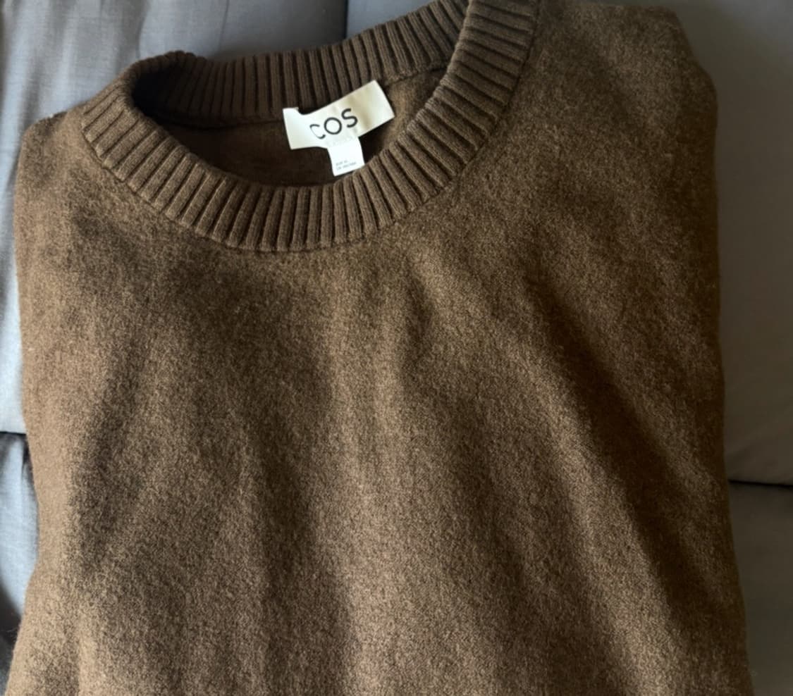 XL) COS 코스 르메르맛 보일드울크루넥스웨터  상품이미지4