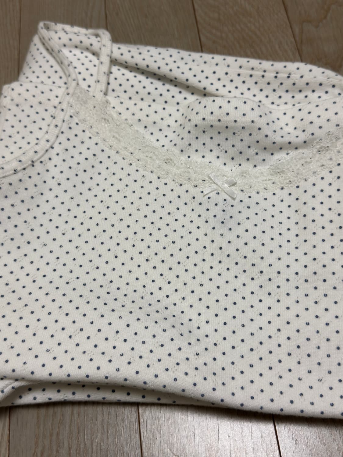 브랜디멜빌 도트 아일렛 나시+바지 (블루도트) 세트 상품이미지4