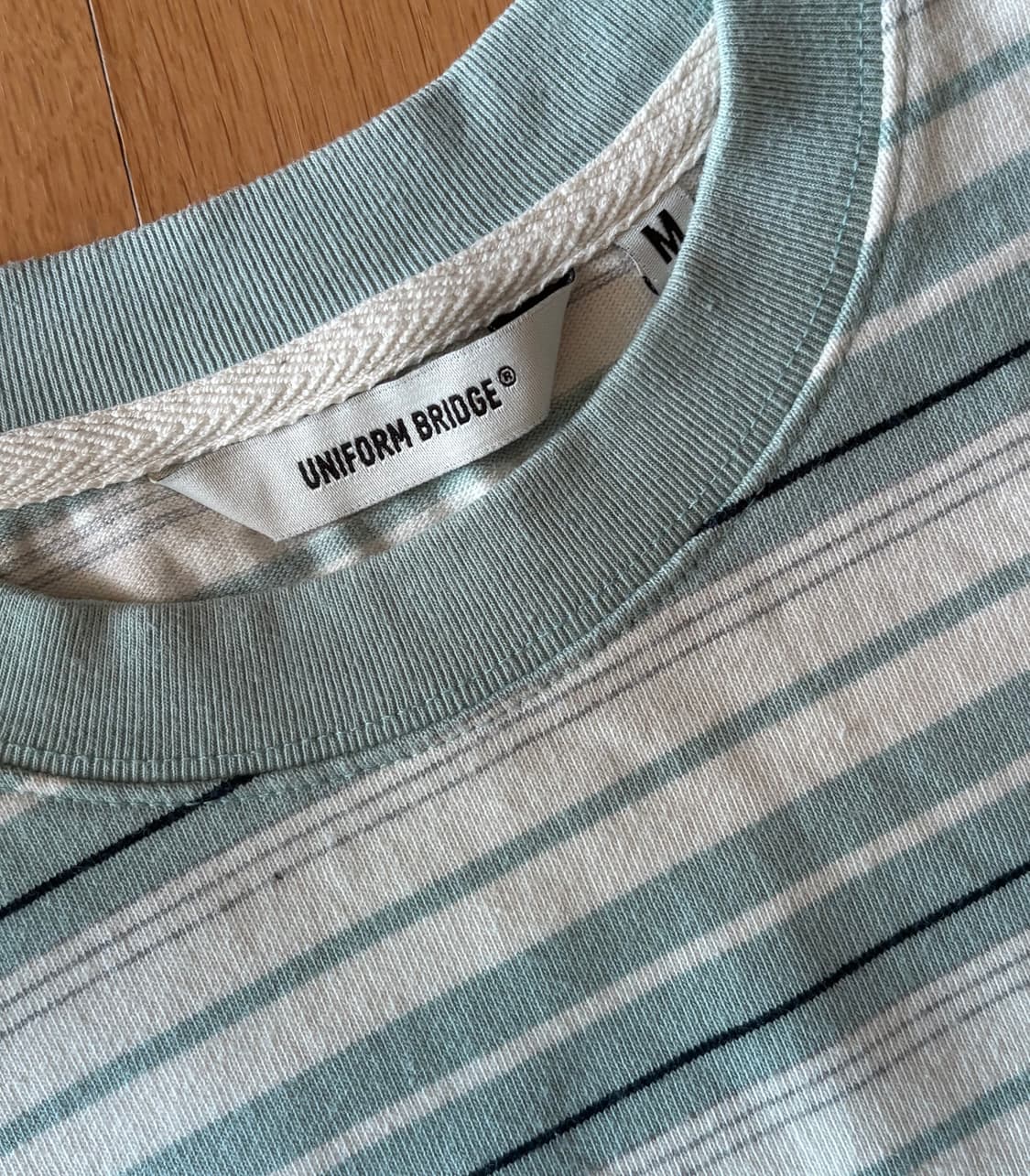 유니폼브릿지 빈티지 스트라이프 롱슬리브 M (민트) 상품이미지4