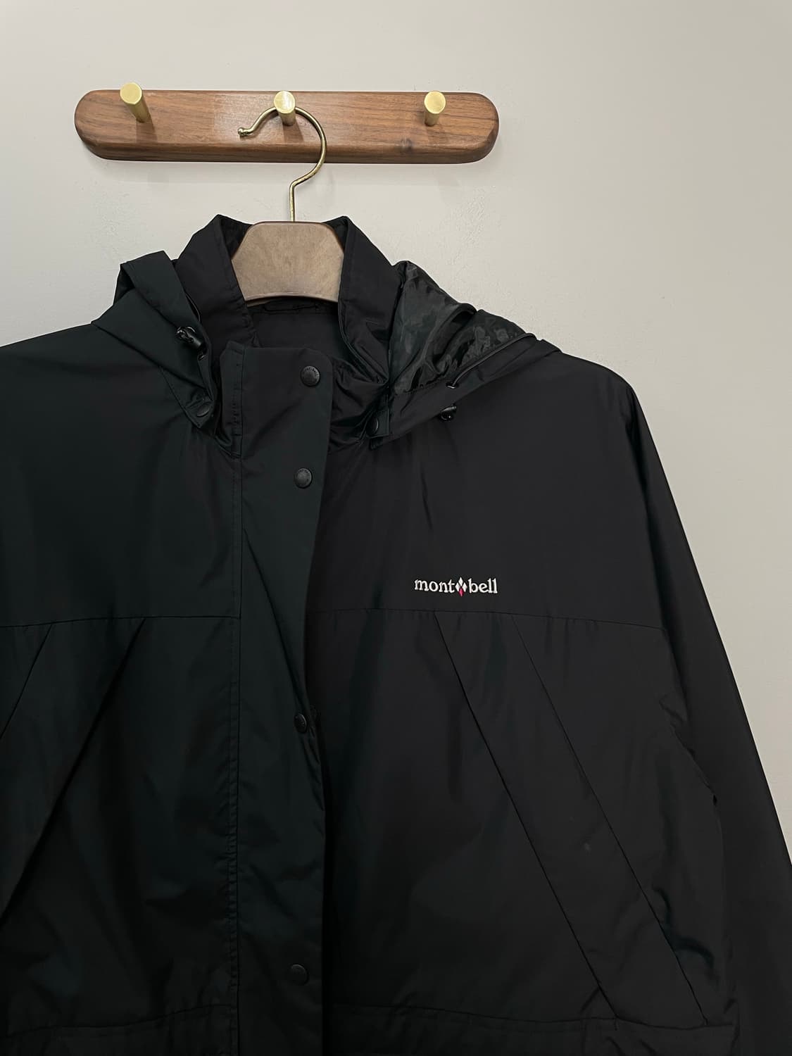 몽벨 고프코어 마운틴 블랙 바람막이 자켓 H2189 상품이미지3