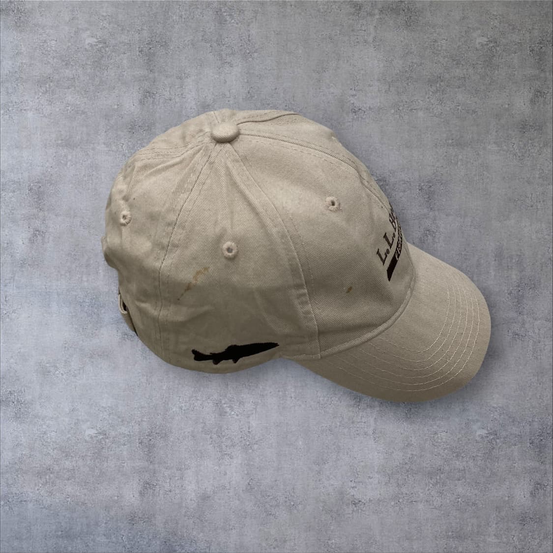 엘엘빈 스펠아웃 로고 베이지 볼캡 상품이미지3