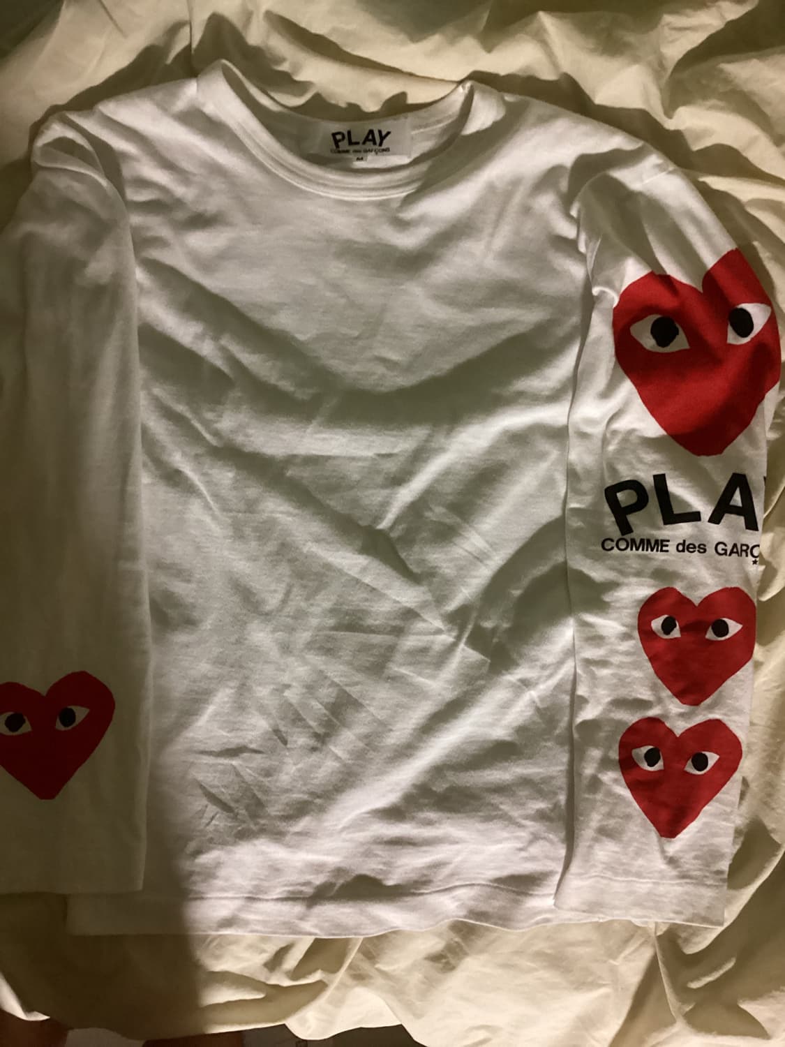 꼼데가르송 3하트 롱슬리브 상품이미지1