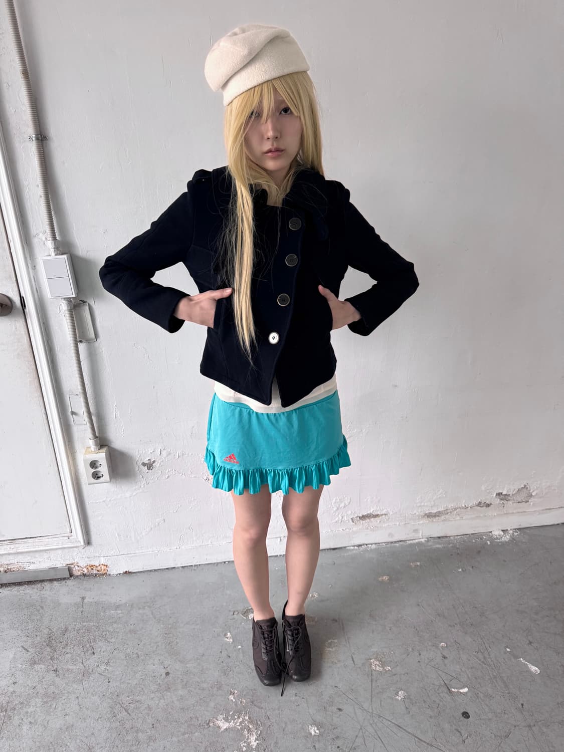 big button collar coat 상품이미지1