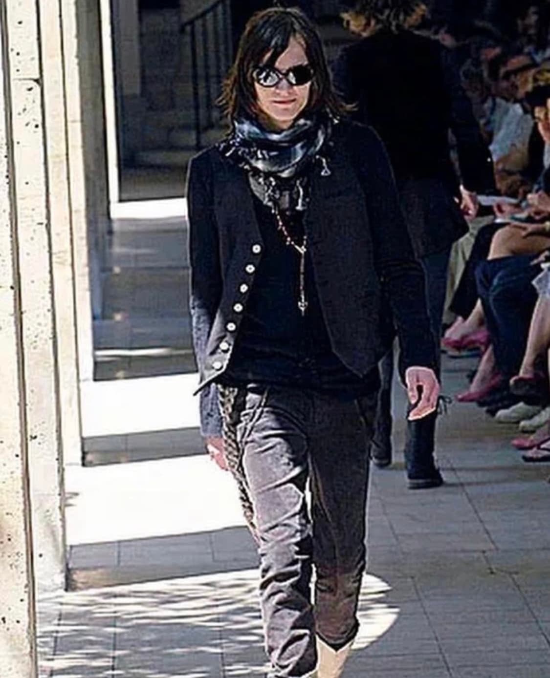 넘버나인 07aw 프린지 머플러 스톨 상품이미지1