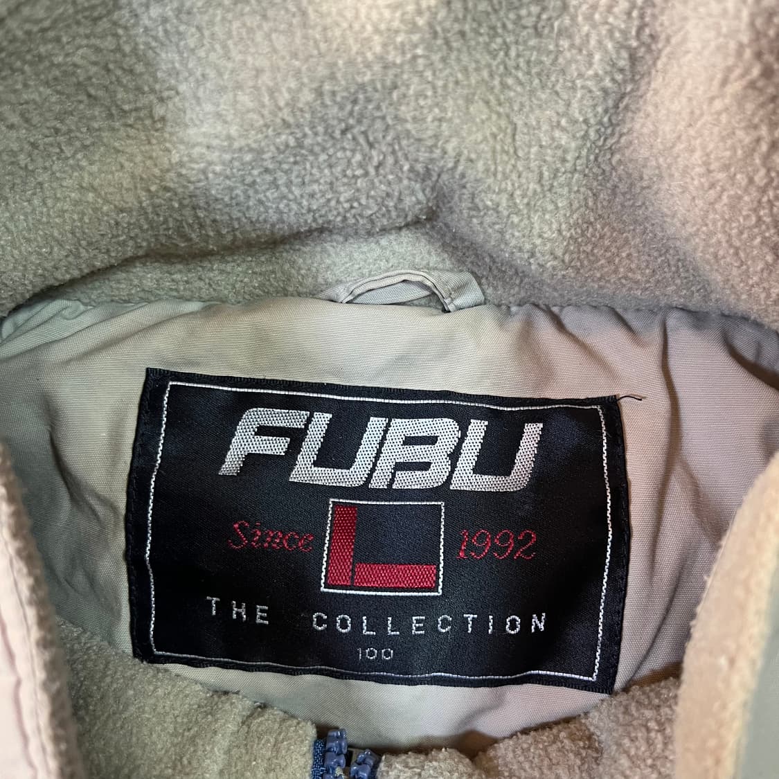 후부 빅로고 반집업 플리스 아노락 상품이미지5