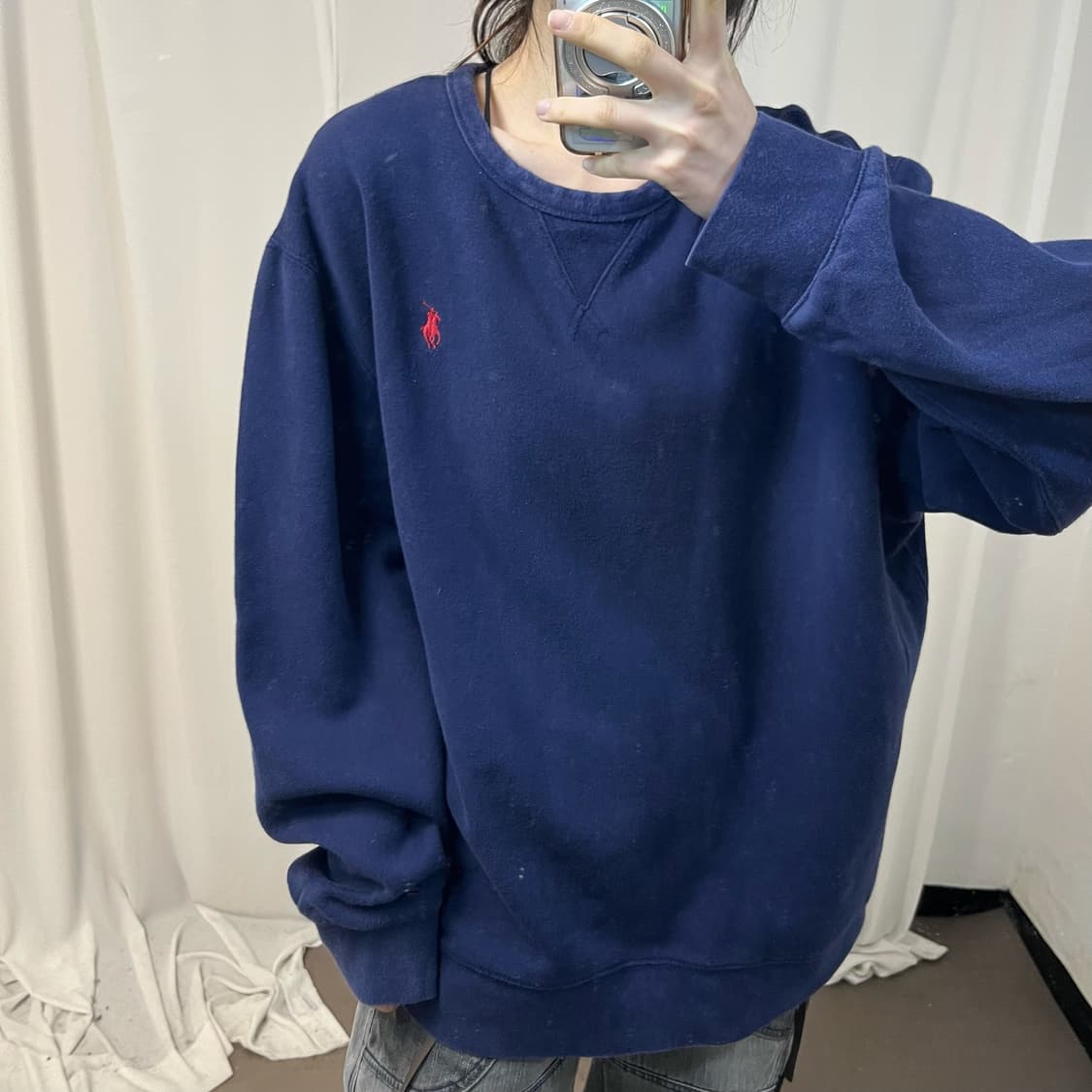 Polo Ralph Lauren navy sweatshirt 상품이미지3
