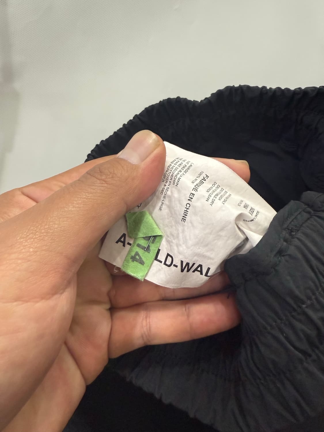 어콜드월 20ss 브라켓 테이프 트랙팬츠 M 상품이미지5